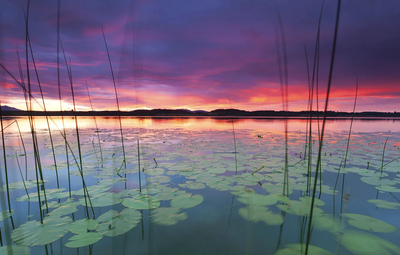 Фото обои Германия, Бавария, Bannwaldsee, Allgaeu