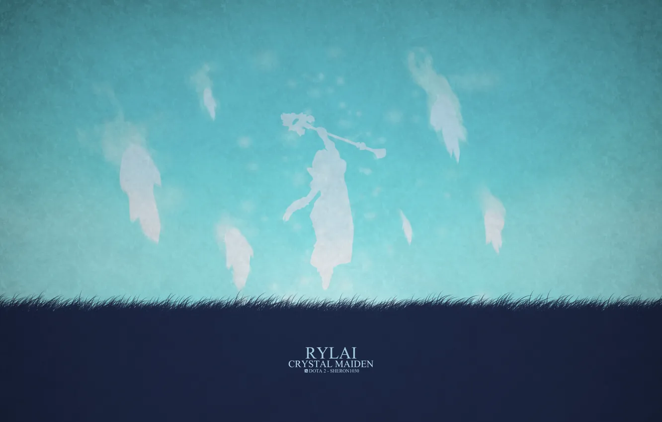 Фото обои dota, Valve, вольво, дота, Crystal Maiden, рулайка, кристалка, dota 2