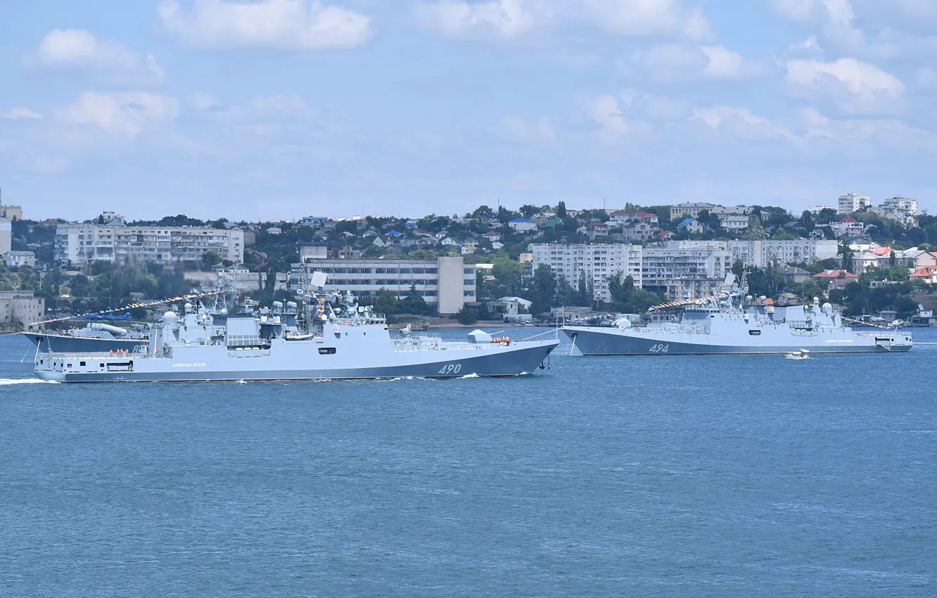Фото обои фрегаты, севастополь, адмирал эссен, адмирал григорович