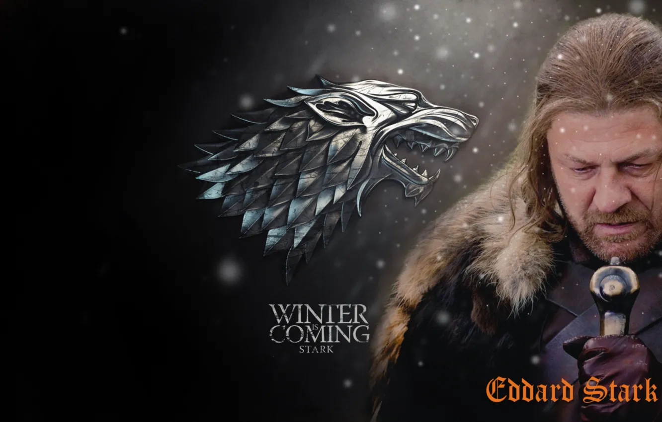 Фото обои game of thrones, winter is coming, strark