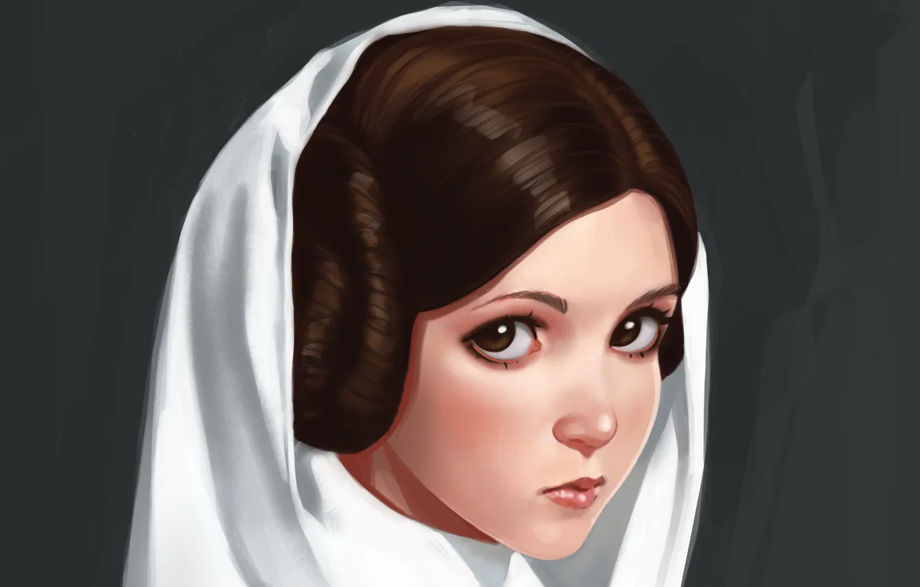 Фото обои Звездные Войны, Leia, by ivantalavera