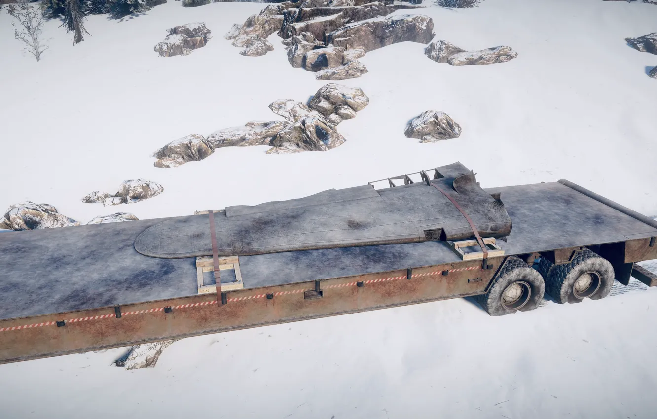 Фото обои HDR, Winter, Snow, Game, Trailer, Rocks, Cold, Wing