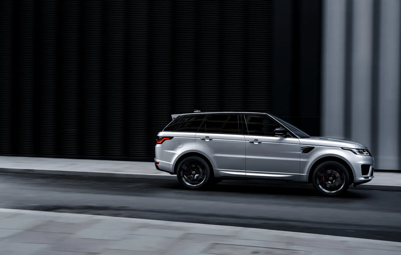 Фото обои Land Rover, Range Rover, в движении, Range Rover Sport, 2020, HST