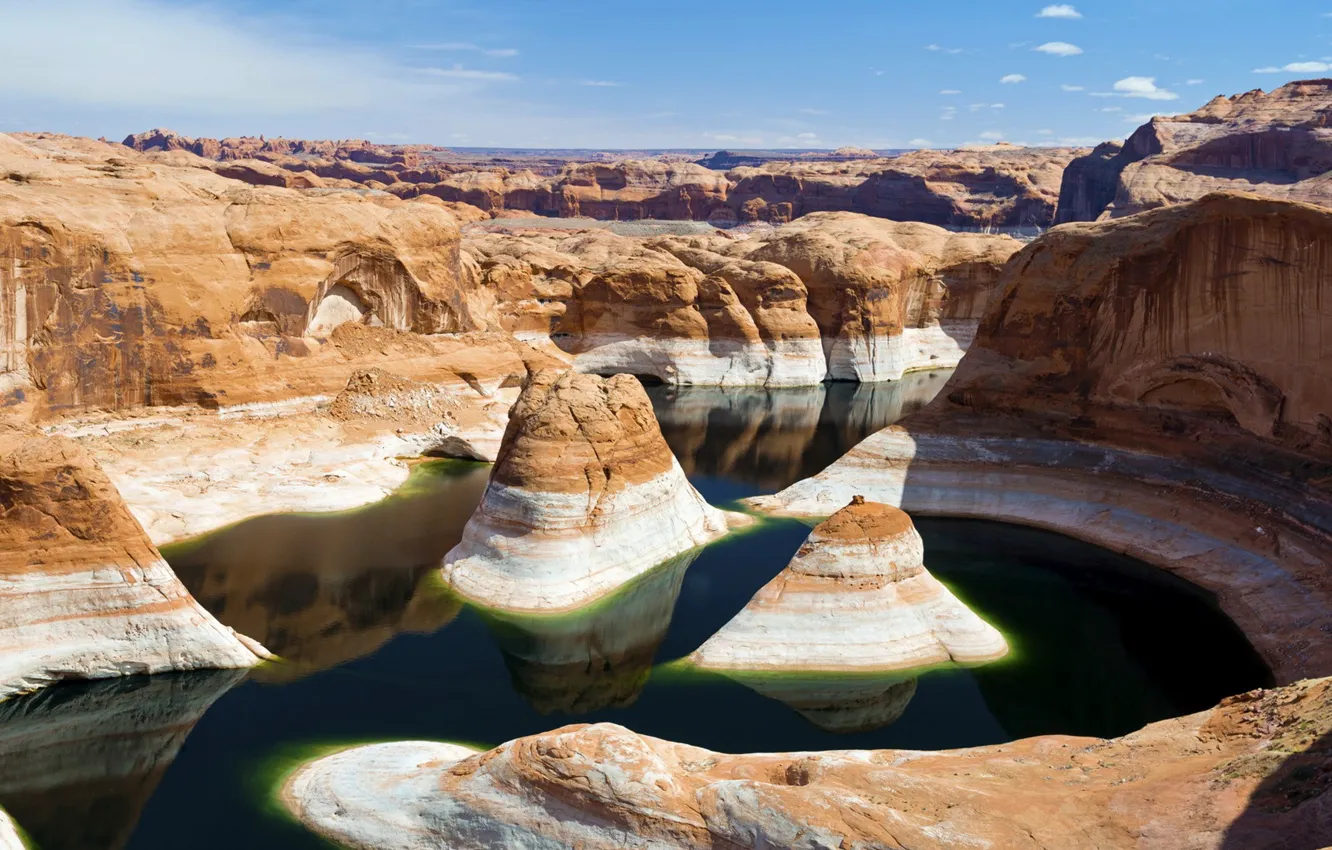 Фото обои пейзаж, Lake Powell, Reflection Canyon