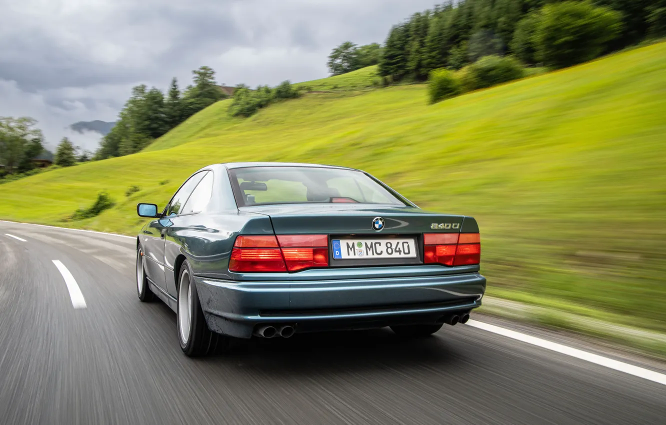 Фото обои car, BMW, road, E31, speed, 8 Series, BMW 840 Ci M60 MT