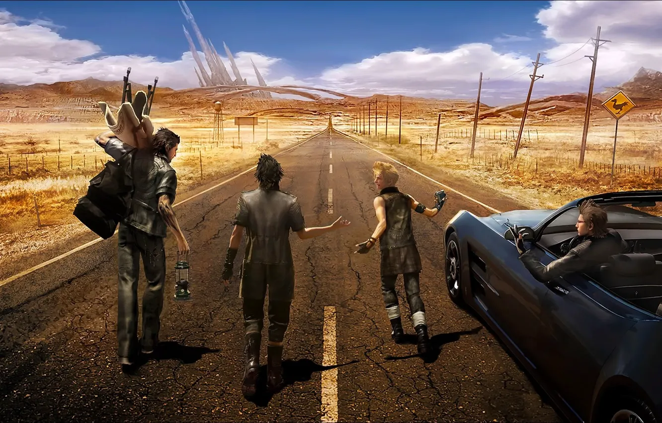 Фото обои Square Enix, Final Fantasy XV, Noctis, XPEC Entertainment