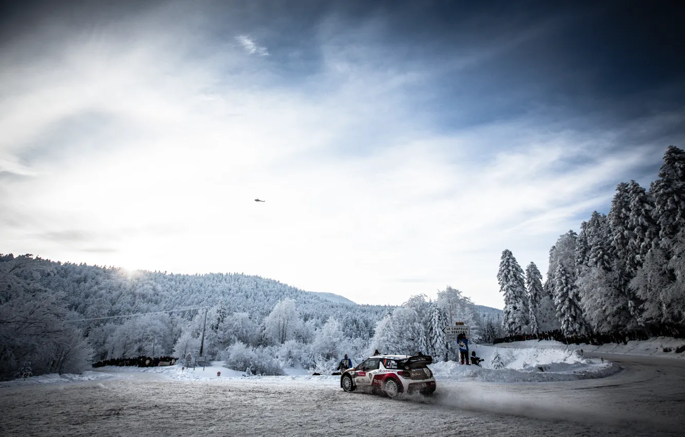 Фото обои Citroen, гонщик, WRC, Monte Carlo, раллист, Sebastian Loeb