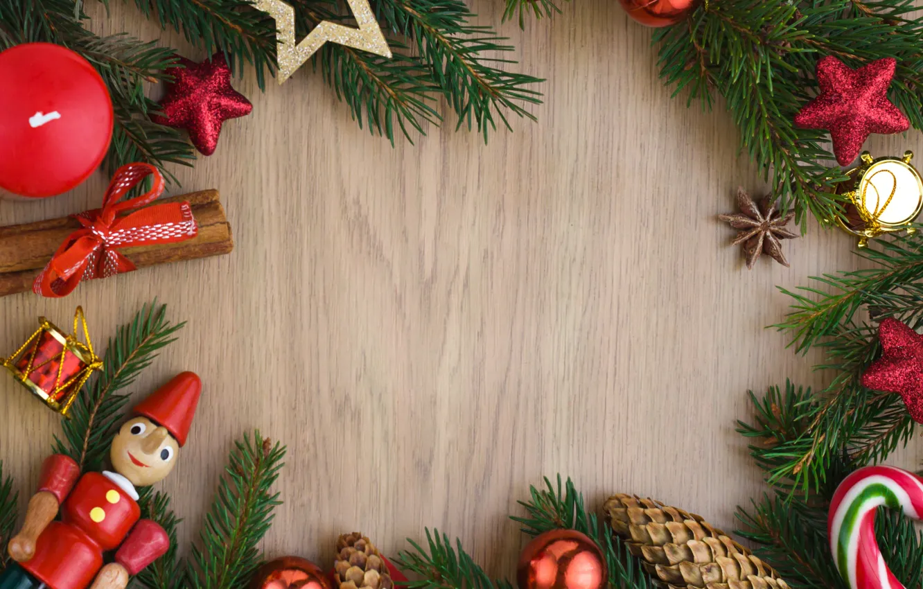 Фото обои Новый Год, Рождество, merry christmas, decoration, xmas, fir tree, holiday celebration