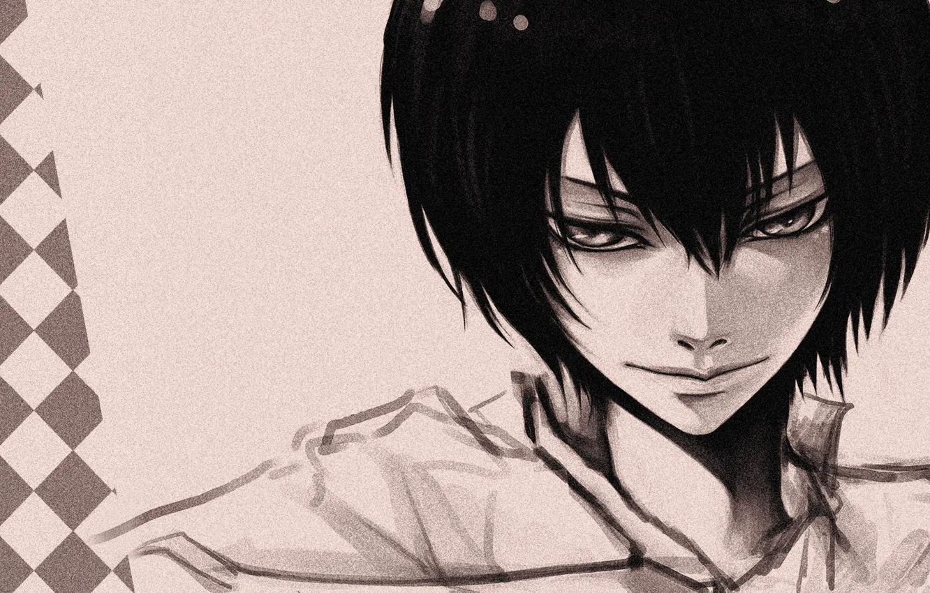 Фото обои взгляд, парень, Katekyo Hitman Reborn, Хибари Кёя, Учитель мафиози Реборн