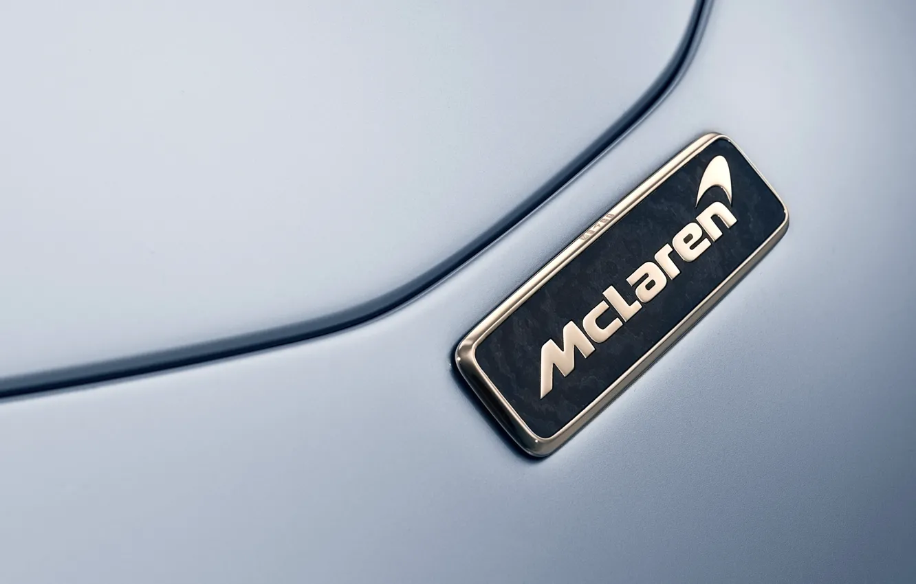 Фото обои McLaren, эмблема, гиперкар, 2019, Speedtail