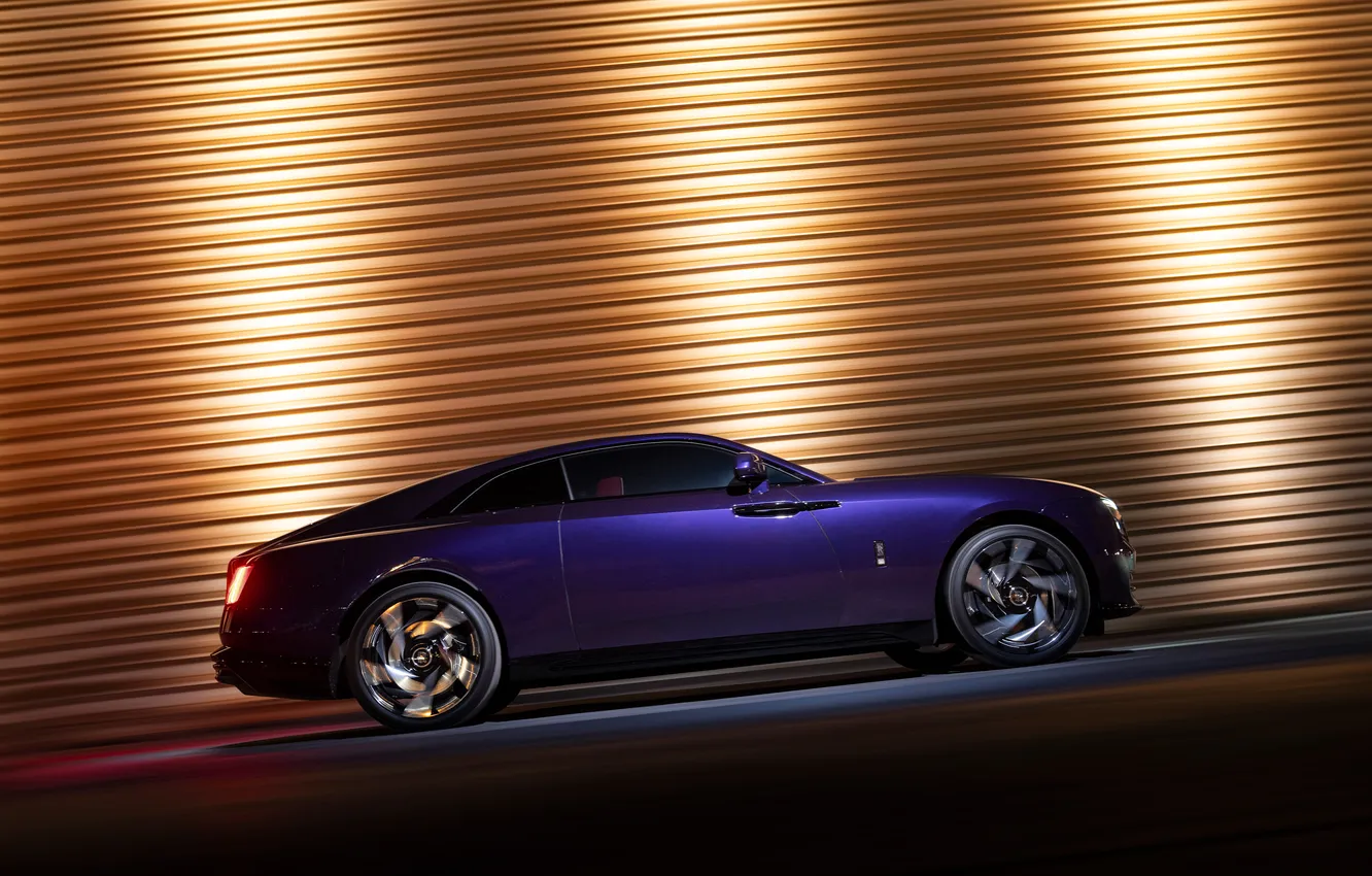 Фото обои Royce, Rolls, Spectre, Black Badge