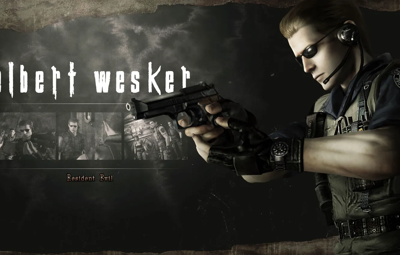 Фото обои Albert Wesker, Resident Evil HD Remaster, Steam Trading card