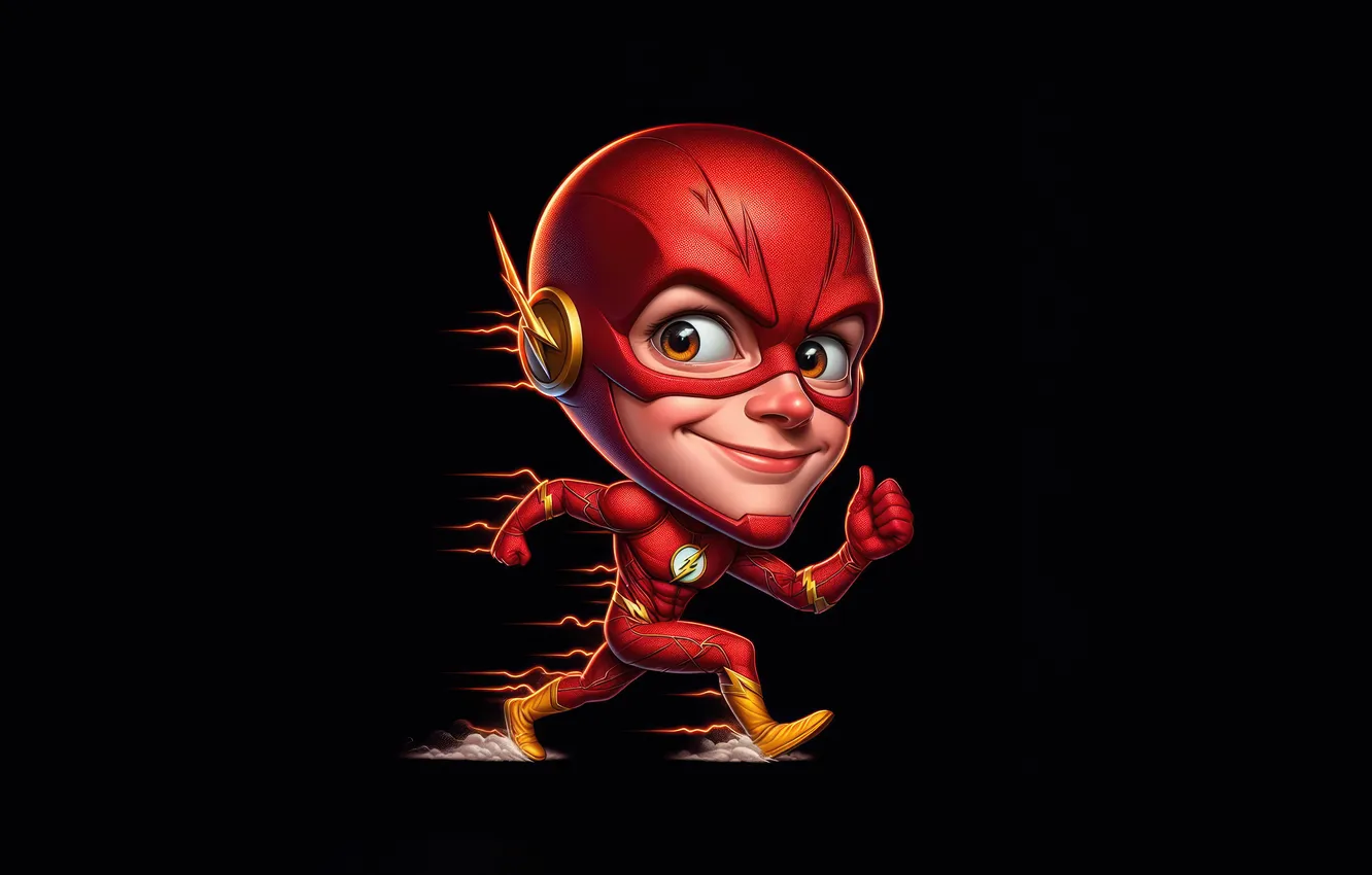 Фото обои the flash, sprint, speedster