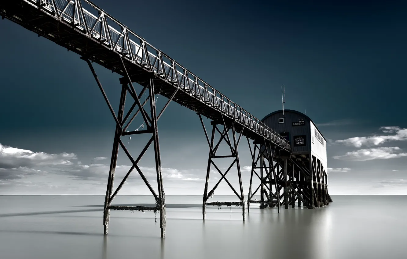 Фото обои England, United Kingdom, Selsey, Life Boat Station