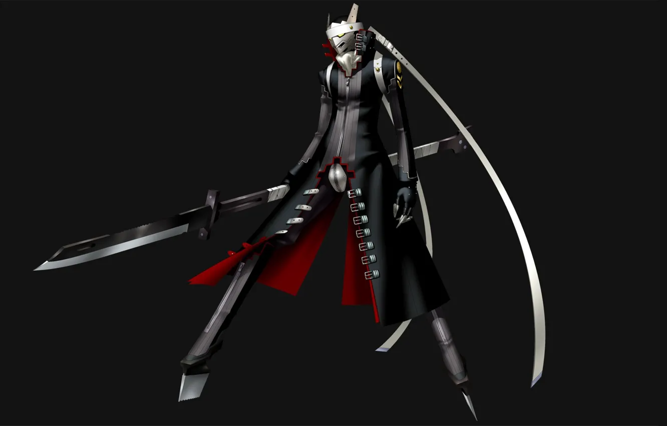 Фото обои оружие, игра, меч, аниме, арт, Persona 4, персона