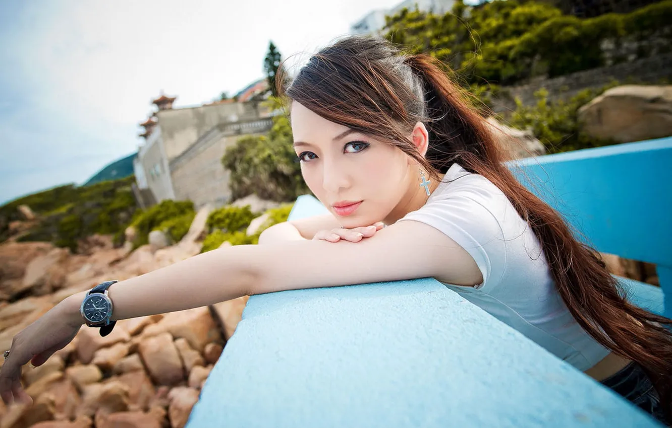 Фото обои Girl, Asian, Chinese