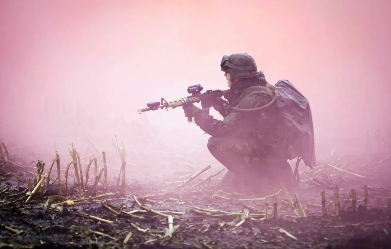 Фото обои оружие, солдат, Royal Netherlands Army