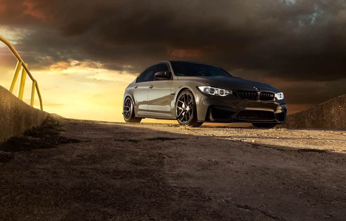 Фото обои BMW, HRE, Grigio, M3, R101, Telesto