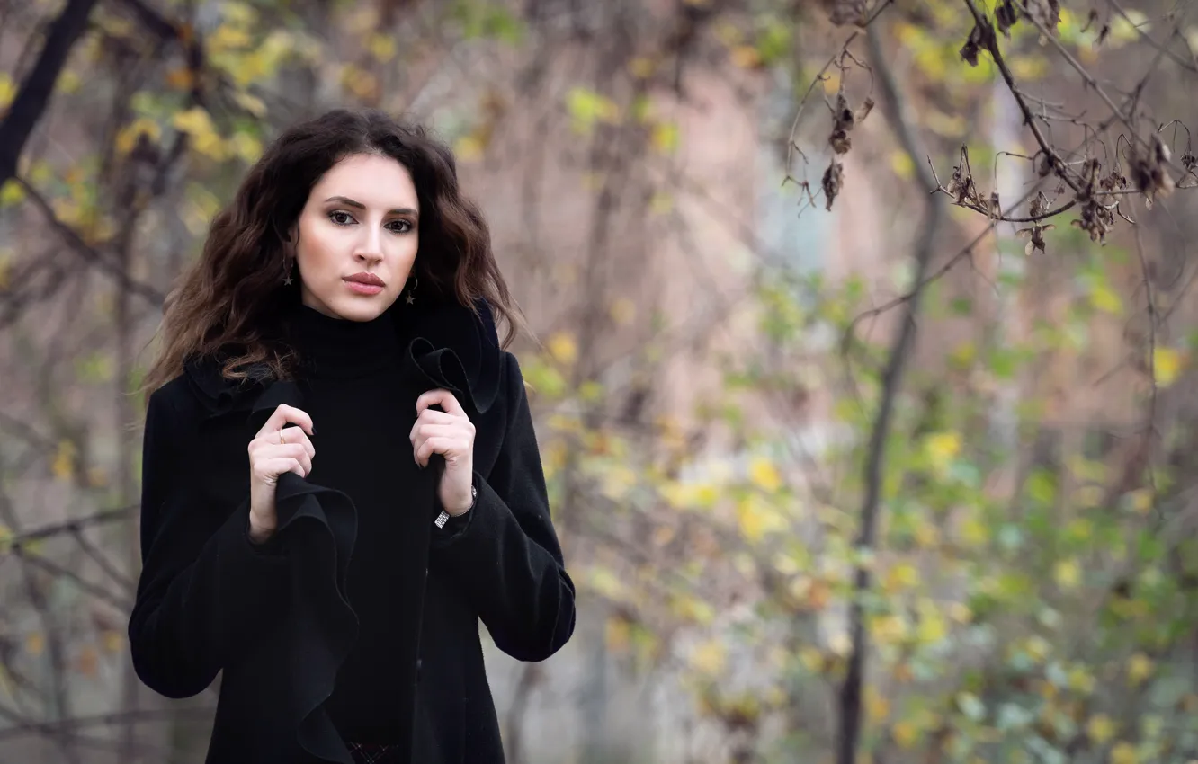 Фото обои девушка, модель, боке, Chiara