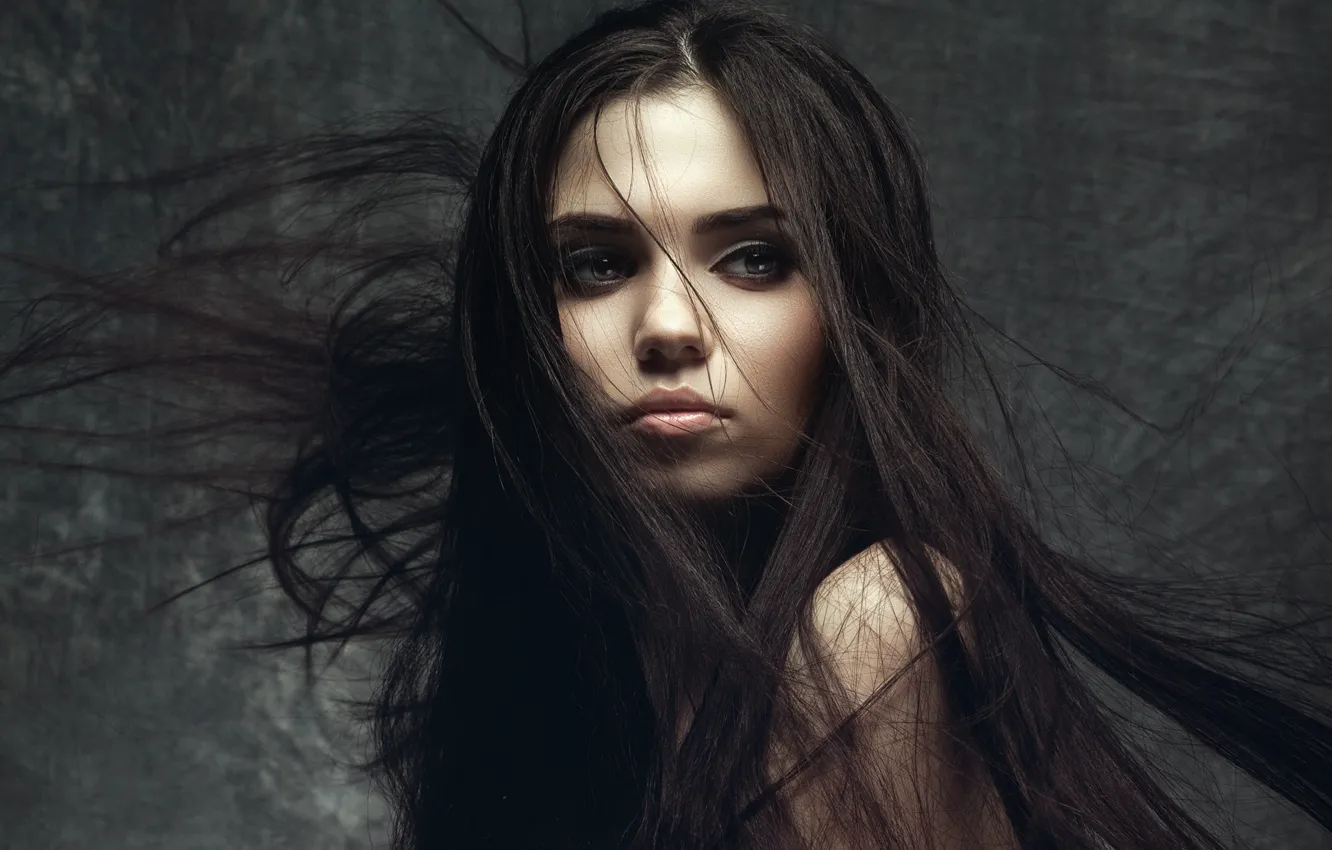 Фото обои взгляд, портрет, Vogue, Aisii, crop version