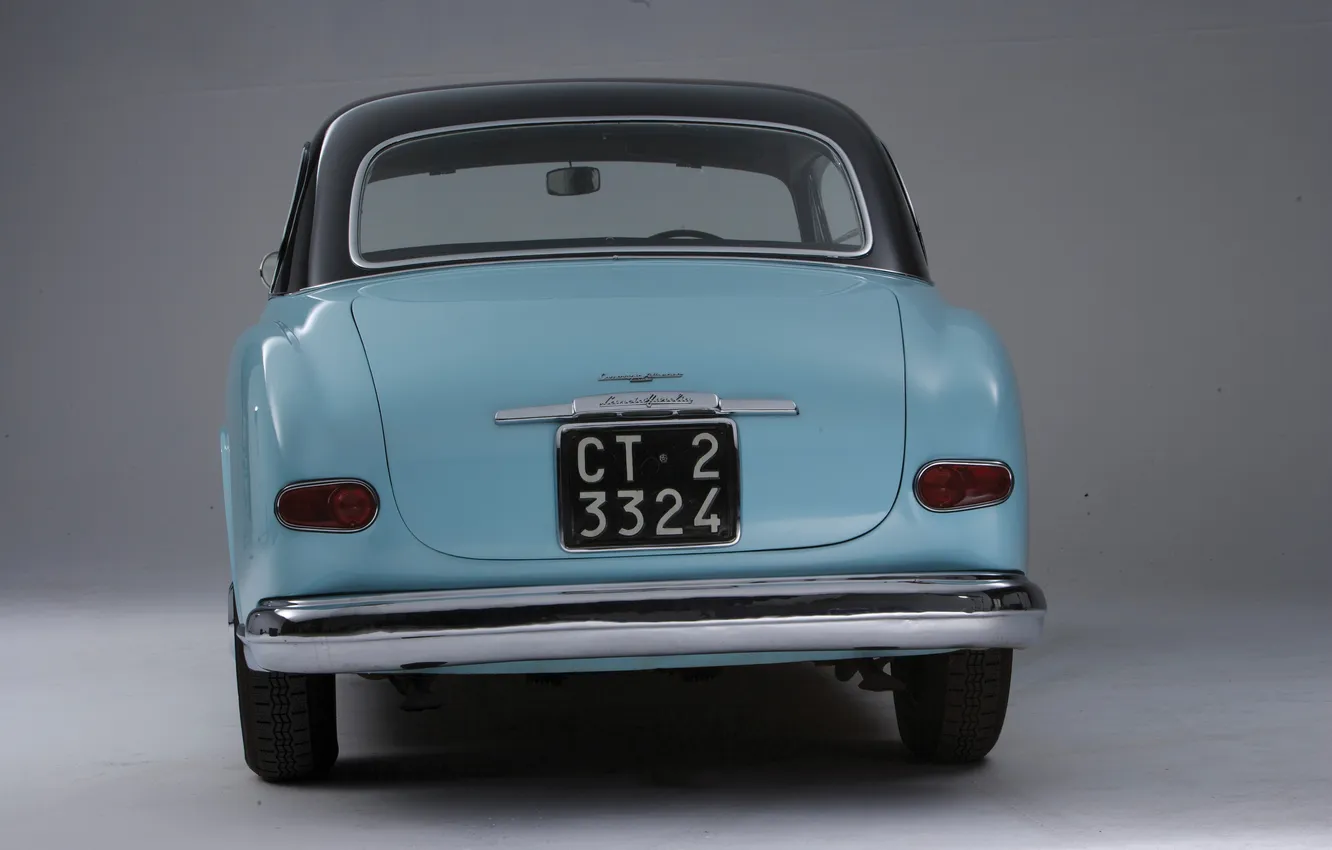 Фото обои вид сзади, Coupe, Lancia, ретро автомобили, Купе, единственный экземпляр, 1952, retro cars