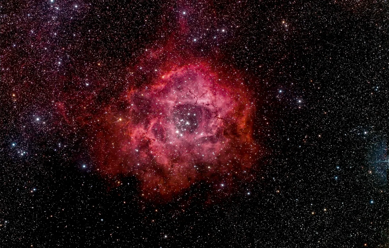 Фото обои космос, звезды, пространство, красота, Rosette Nebula
