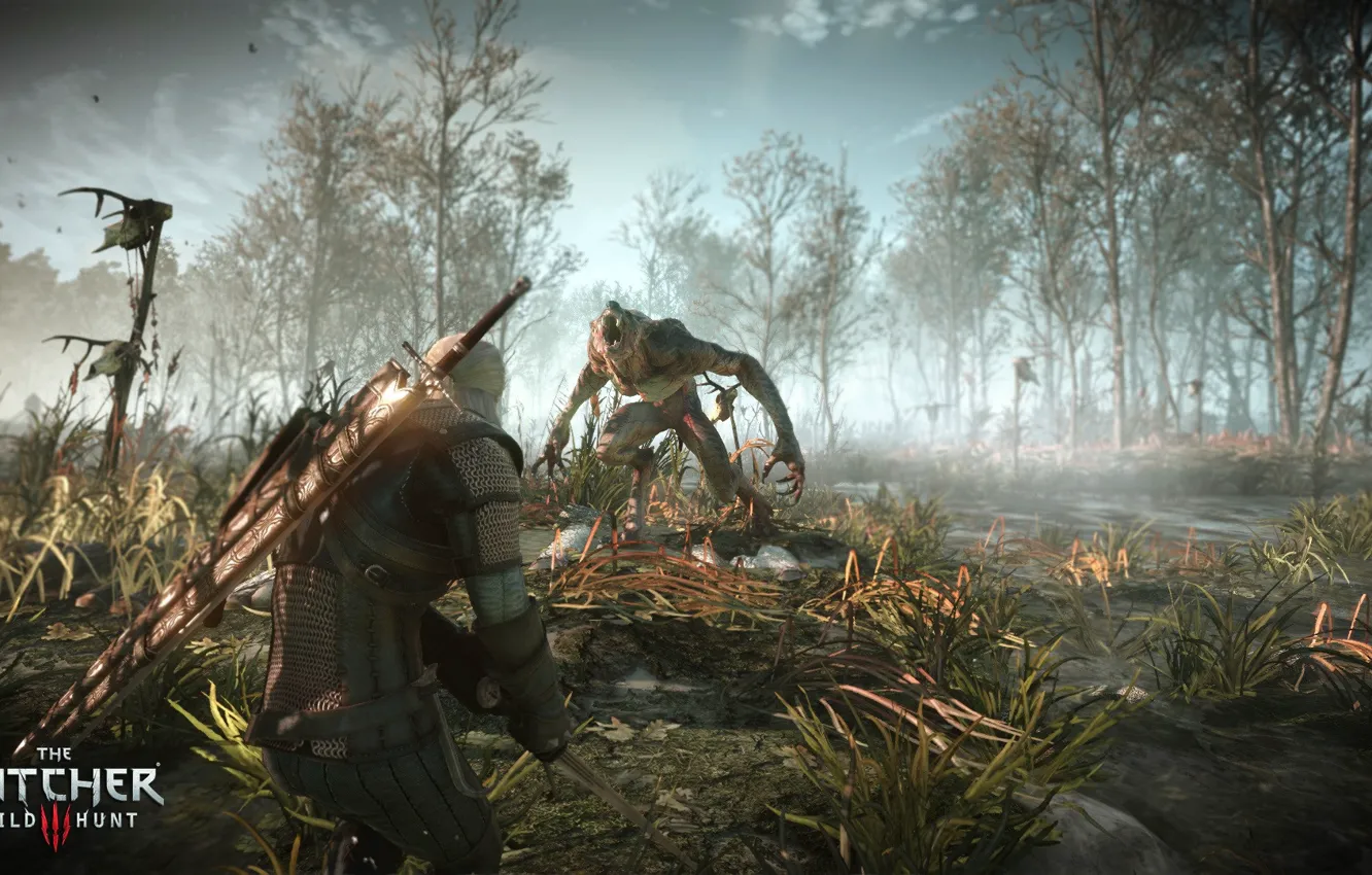 Фото обои The, Witcher, Hunt, 3: Wild