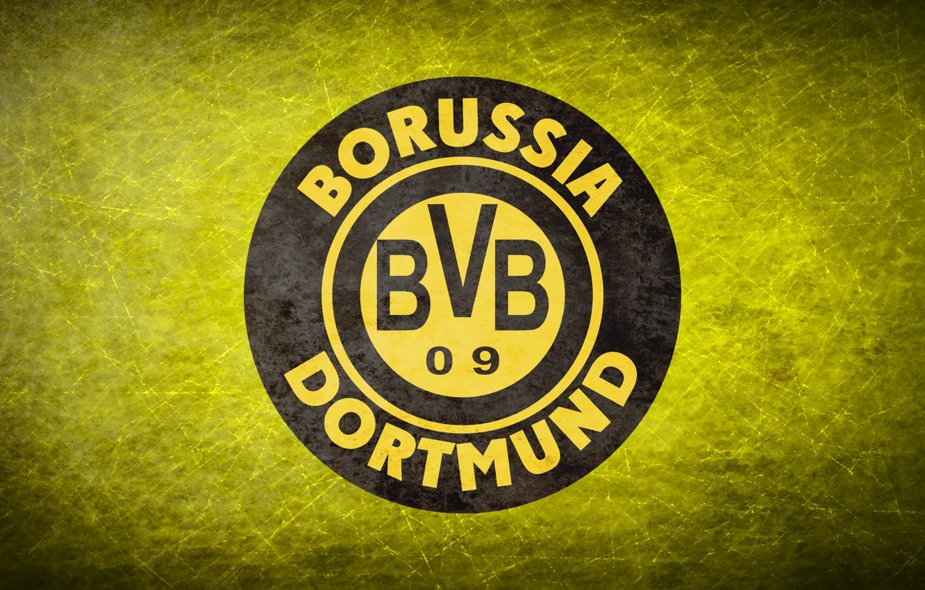 Фото обои Желтый, Лого, Футбол, Фон, Логотип, Borussia Dortmund, Боруссия Дортмунд, Ballspiel-Verein Borussia
