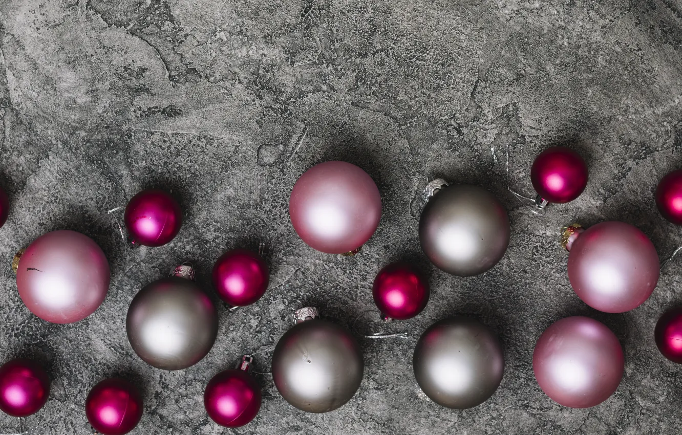 Фото обои украшения, шары, Новый Год, Рождество, Christmas, balls, New Year, decoration