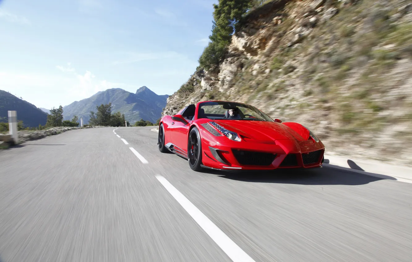 Фото обои тюнинг, Ferrari, суперкар, 458, Mansory, Spider, мансори, Monaco Edition