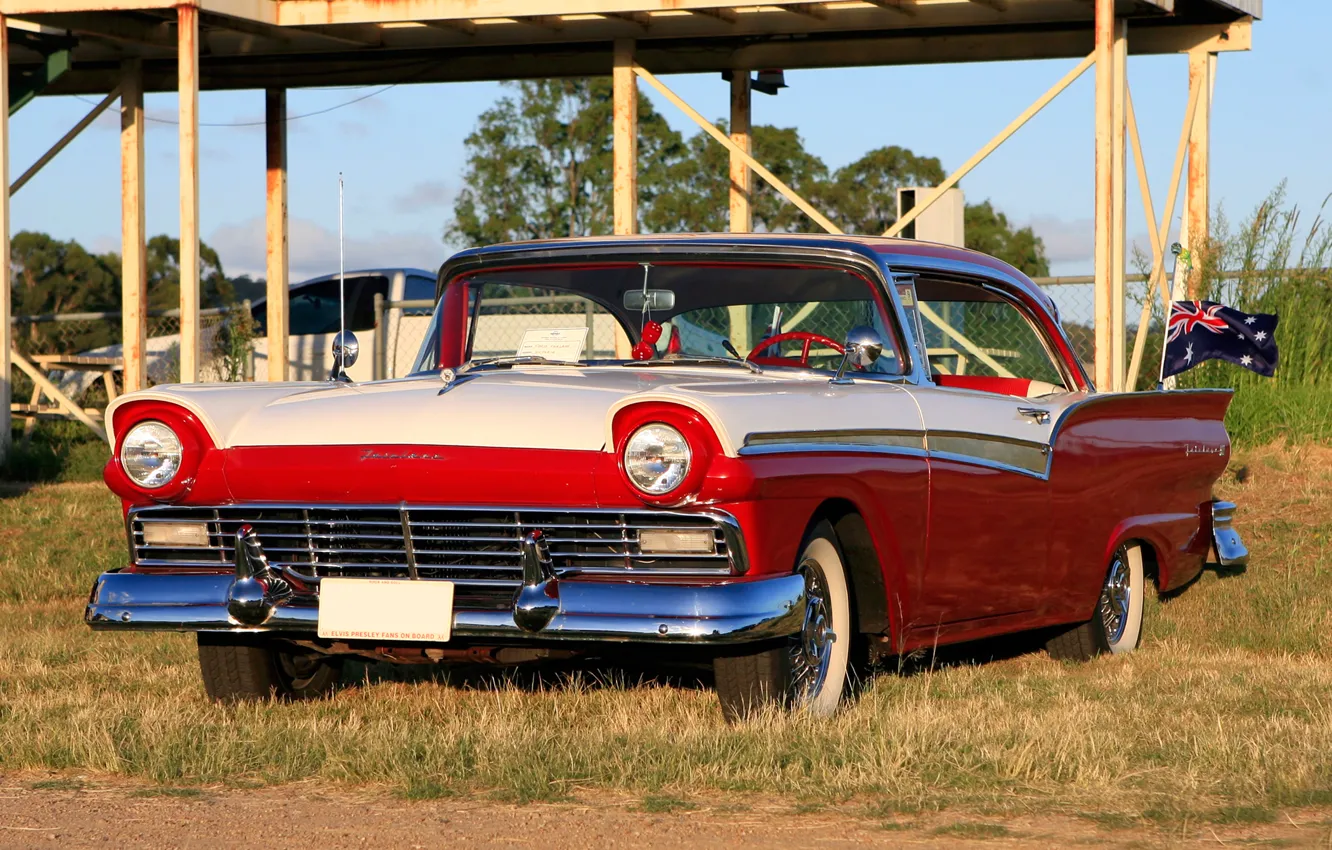 Фото обои купе, Ford, Форд, выставка, Hot, coupe, 1957, род