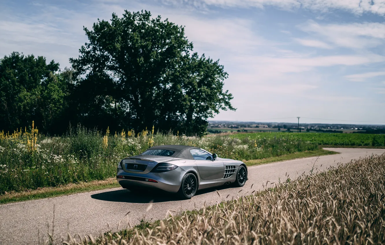 Фото обои Mercedes-Benz, SLR, Mercedes, Mercedes-Benz SLR McLaren Roadster 722S