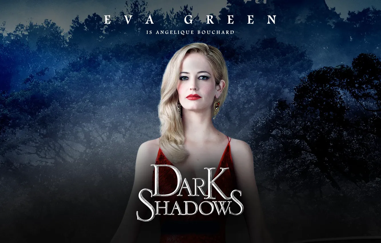 Фото обои Dark Shadows, ева грин, мрачные тени