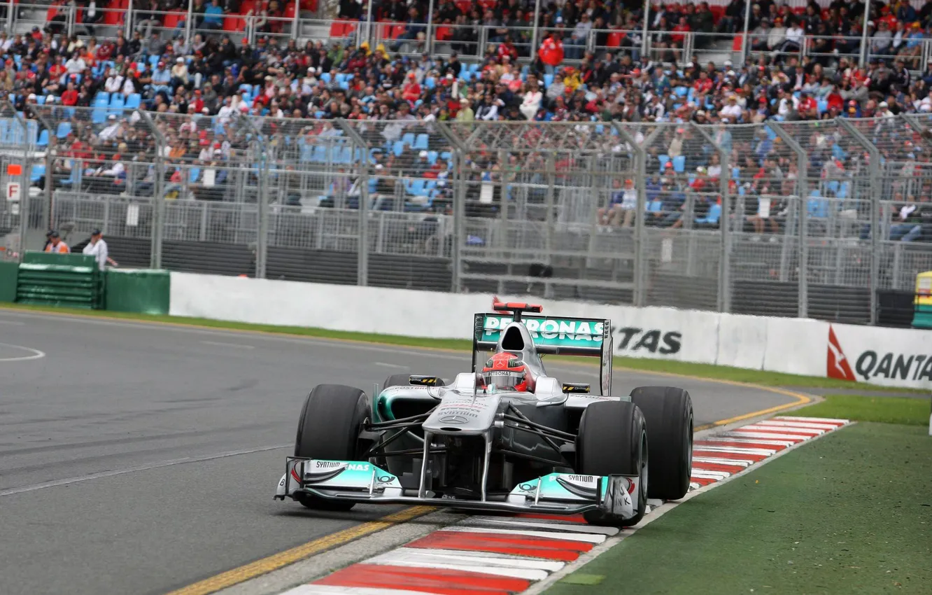 Фото обои Мерседес, Австралия, формула 1, formula 1, Mercedes GP, 2011, Шумахер, Michael Schumacher
