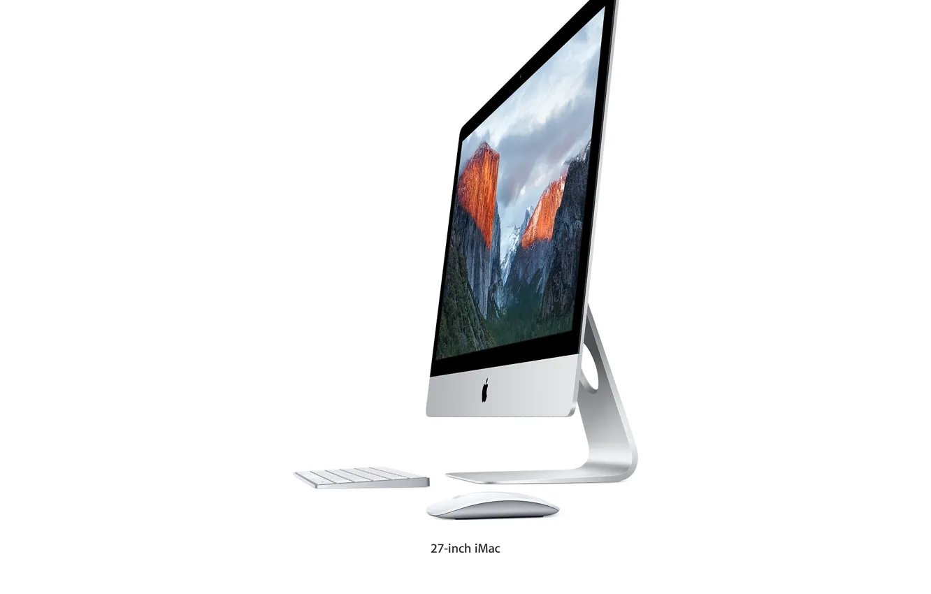 Обои компьютер, Apple, iMac, моноблок., 27 inch картинки на рабочий ...