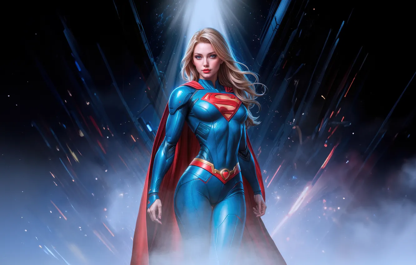 Фото обои supergirl, reborn, superheroine