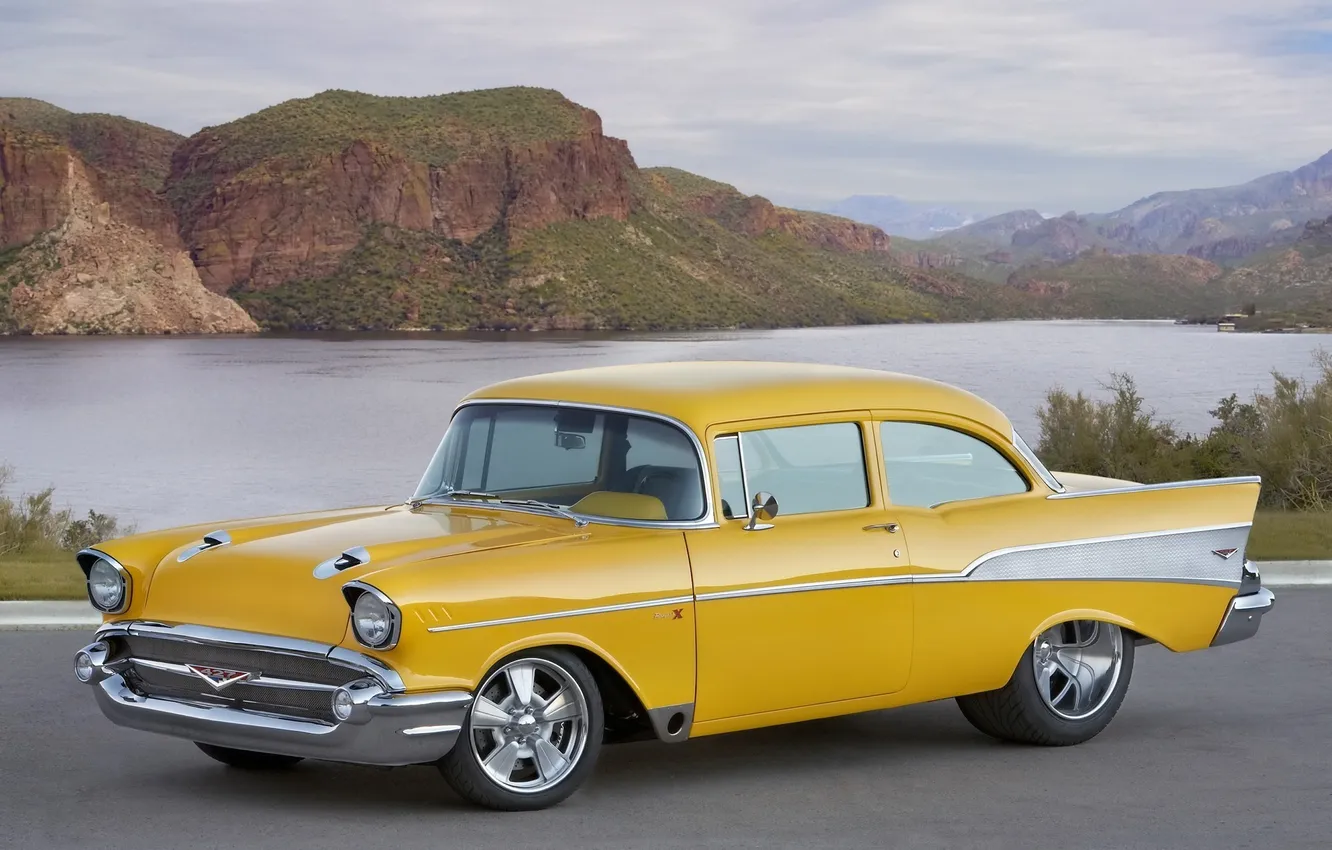 Фото обои пейзаж, желтый, Chevrolet, Project X