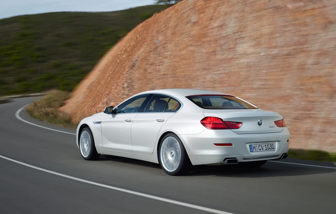 Фото обои BMW, Gran Coupe, Задок, 650i, 2015