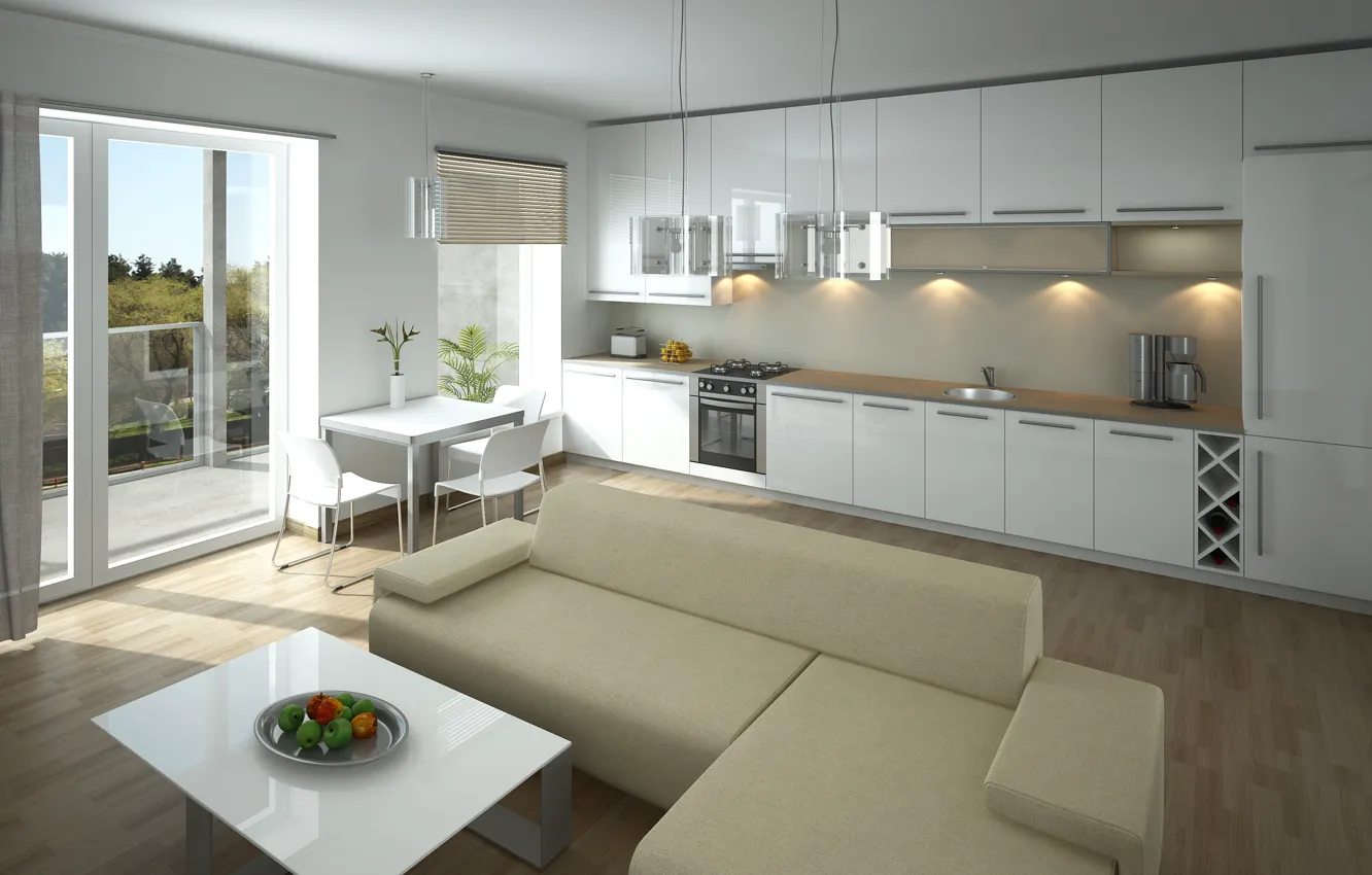 Фото обои дизайн, стиль, интерьер, кухня, design, style, гостиная, living room