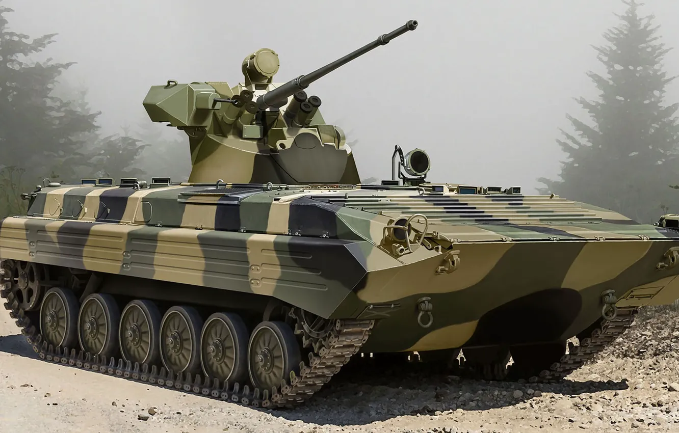 Фото обои вс россии, боевая машина пехоты, российская модернизация 2018 года, БМП-1АМ, Басурманин