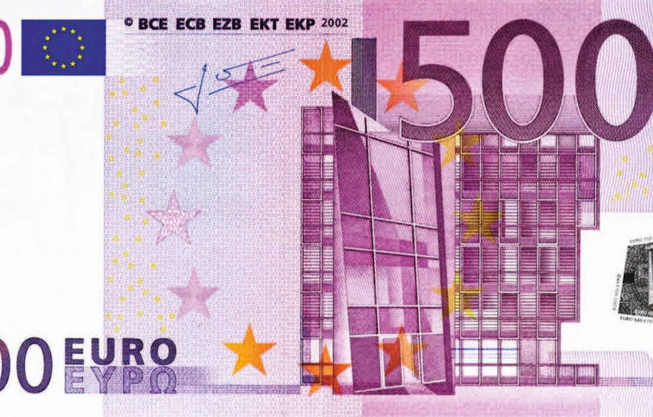Фото обои деньги, евро, валюта, купюра