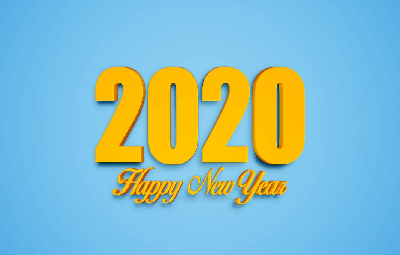 Фото обои фон, праздник, Новый год, New Year, 2020