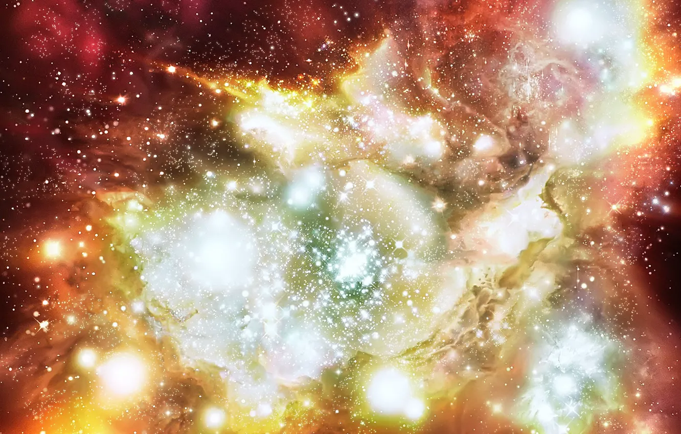 Фото обои звезды, туманность, Хаббл телескоп