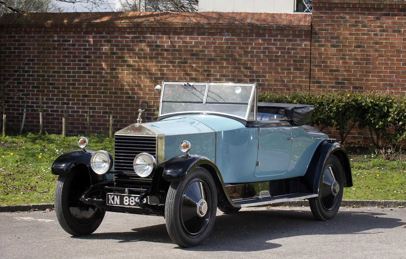 Фото обои Rolls-Royce, ретро автомобили, Drophead Coupe, 1923, единственный экземпляр, by James Young, James Young, 20 HP …