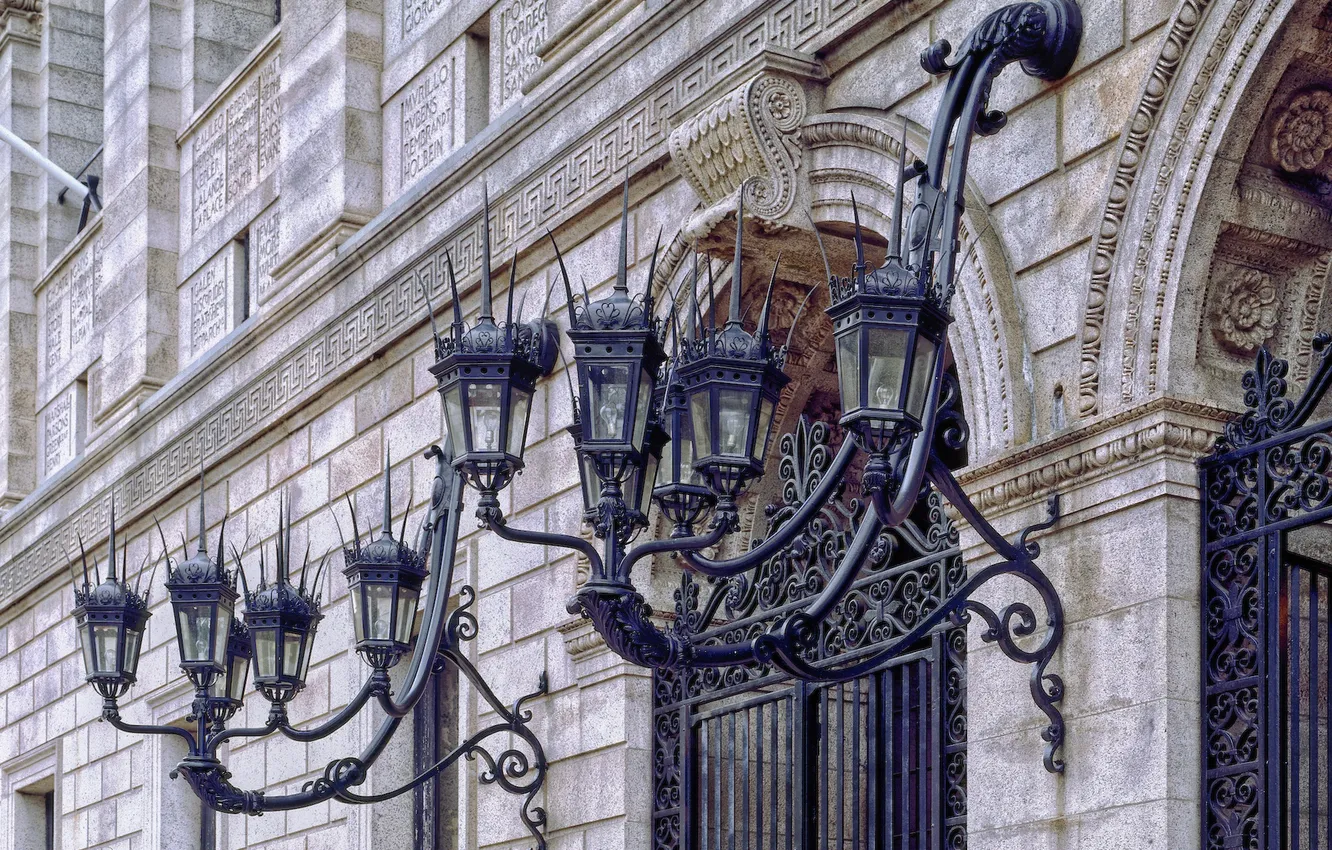 Фото обои стена, улица, здание, архитектура