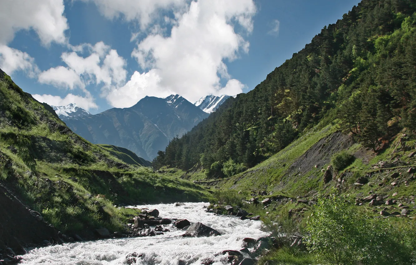 Фото обои дагестан, Хварши, горы кавказа