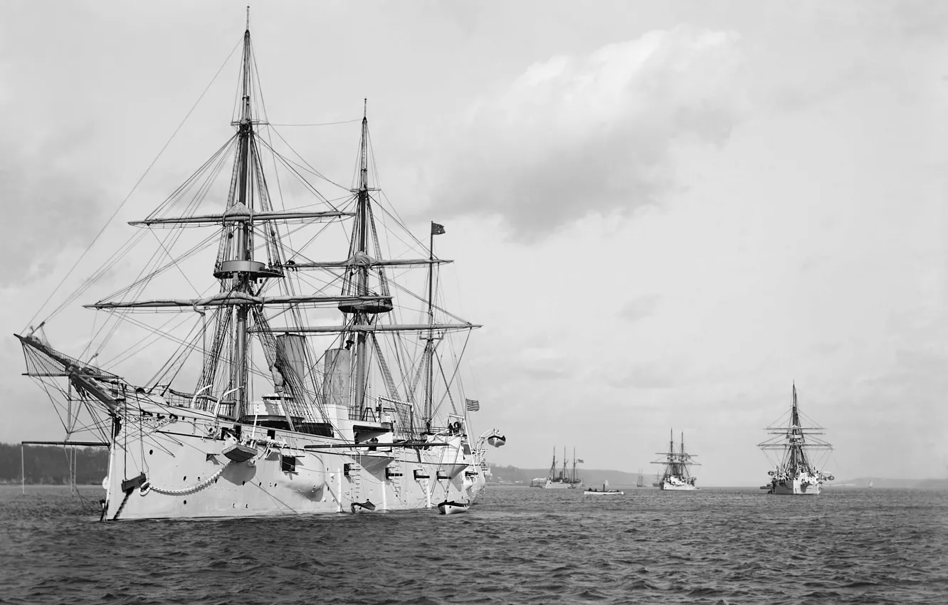 Фото обои крейсер, бронепалубный, USS Chicago