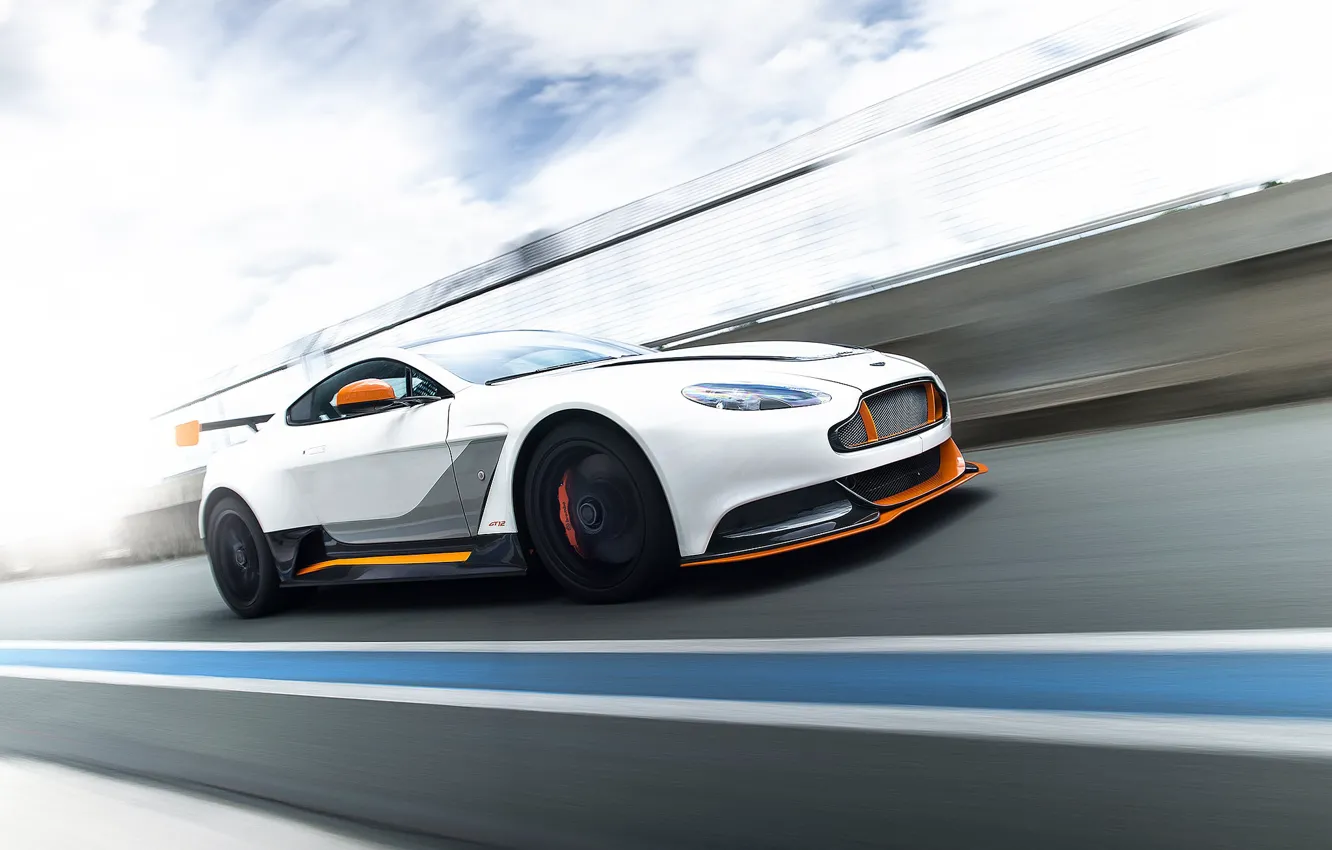 Фото обои Aston Martin, скорость, GT-12