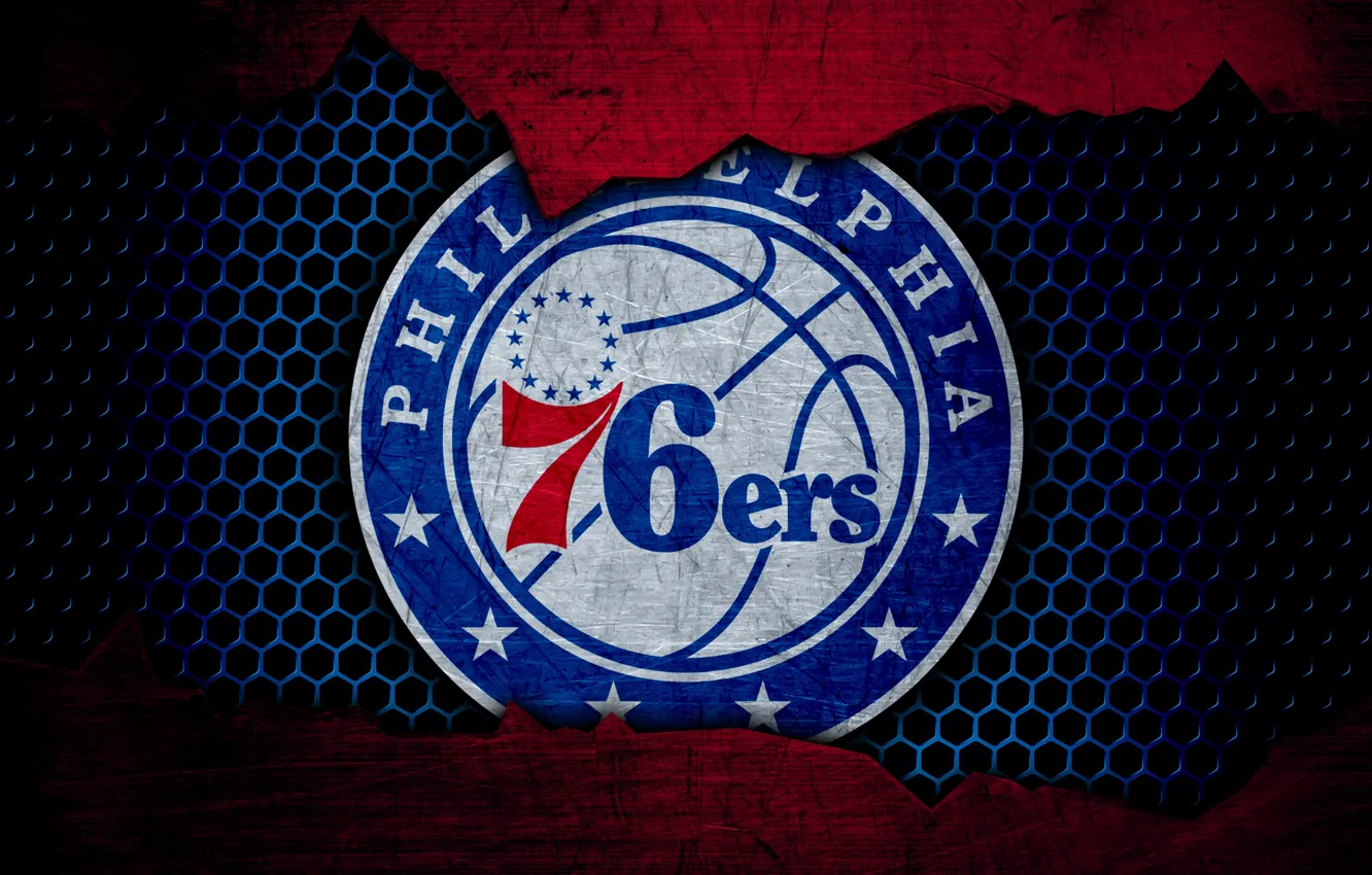 Фото обои wallpaper, sport, logo, basketball, NBA, Philadelphia 76ers