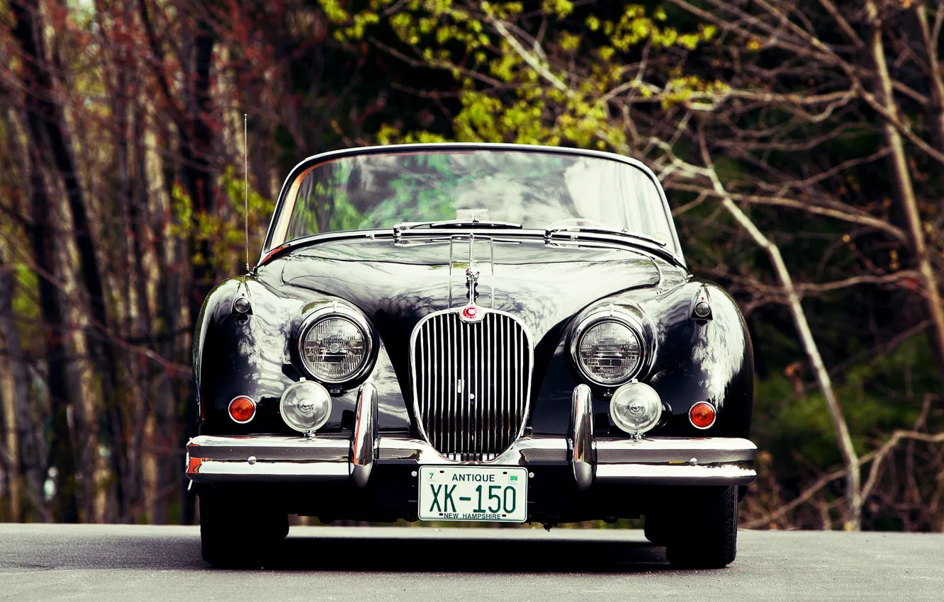 Фото обои Roadster, Jaguar, Vintage, XK150